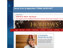 Tablet Screenshot of holidays.troyrecord.com